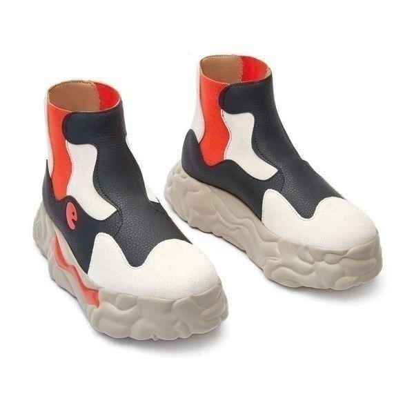 UIN Men’s Chunky Platform Fashion Sneakers (CLASSIC SLEEK SANAMOLLS III )