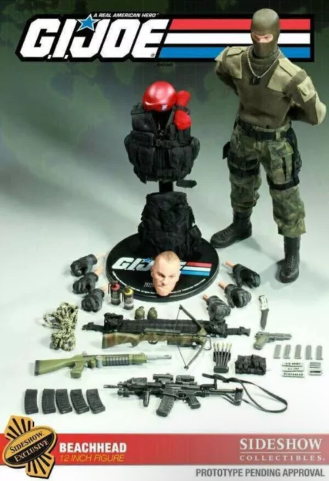 Sideshow G.I. Joe Beach Head 1/6 Scale Action Figure Exclusive NEW W/ Shipper