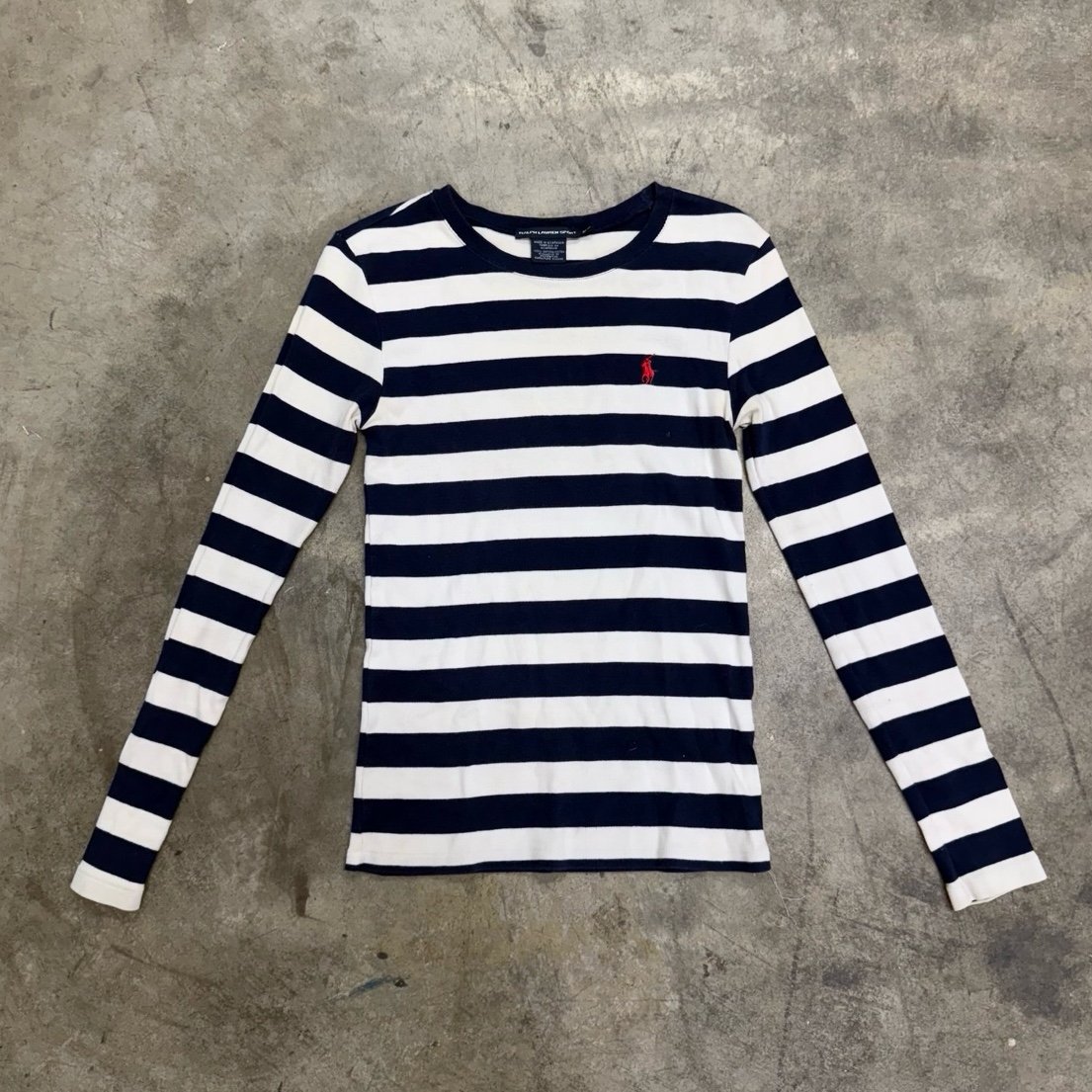 Polo Ralph Lauren nautical striped long sleeve tee shirt