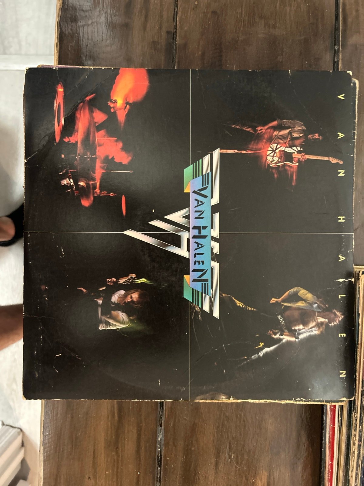 Vinyl van halen. Self titled record
