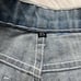 CARMAR Rigid Denim Mid Rise Sea Shell Cut Off Shorts Light Wash Size 25