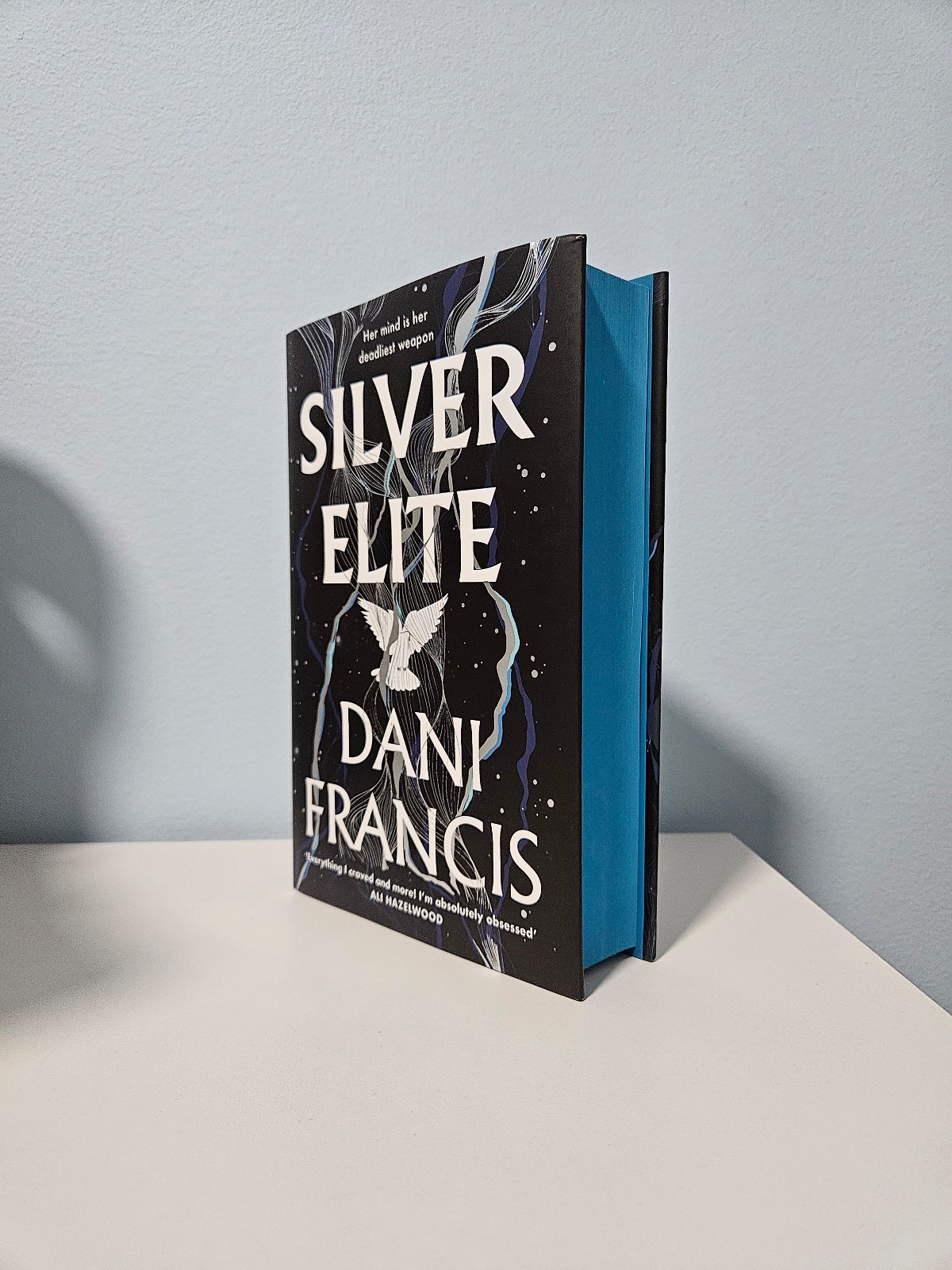 Silver Elite Dani Francis Blue Sprayed Edges
