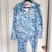 LILLY PULITZER SHELL ME YOU LOVE ME ZIP UP & Weekender High Rise Crop Leggings