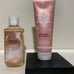 Bath & Body Works Fireside Flurries Shower Gel 10 Fl Oz + Body Cream Set 8 Oz