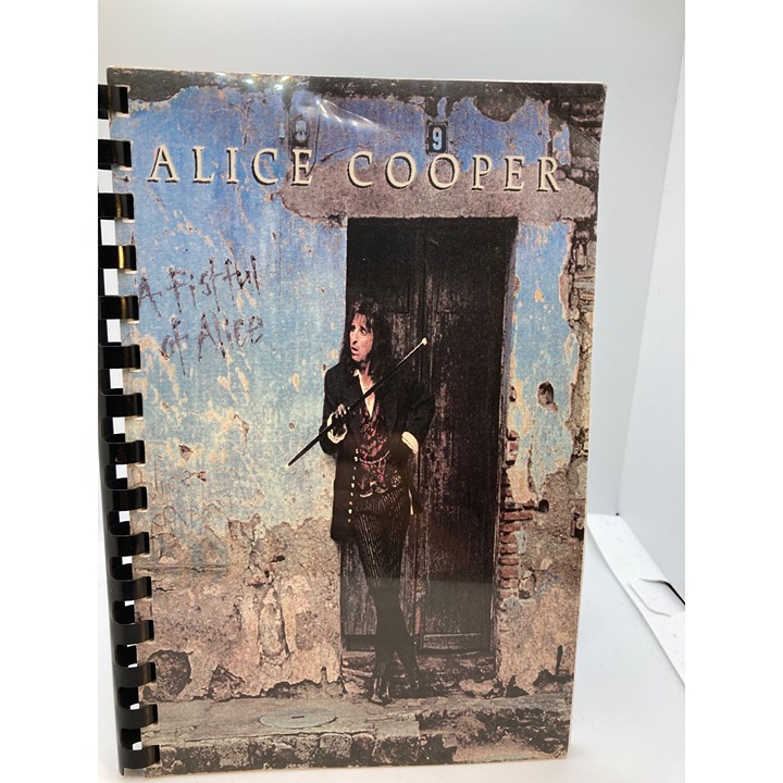 Alice Cooper A fist full of Alice Tour Itinerary Rock and Roll Memorabilia