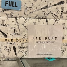Rae Dunn Halloween sheet set full