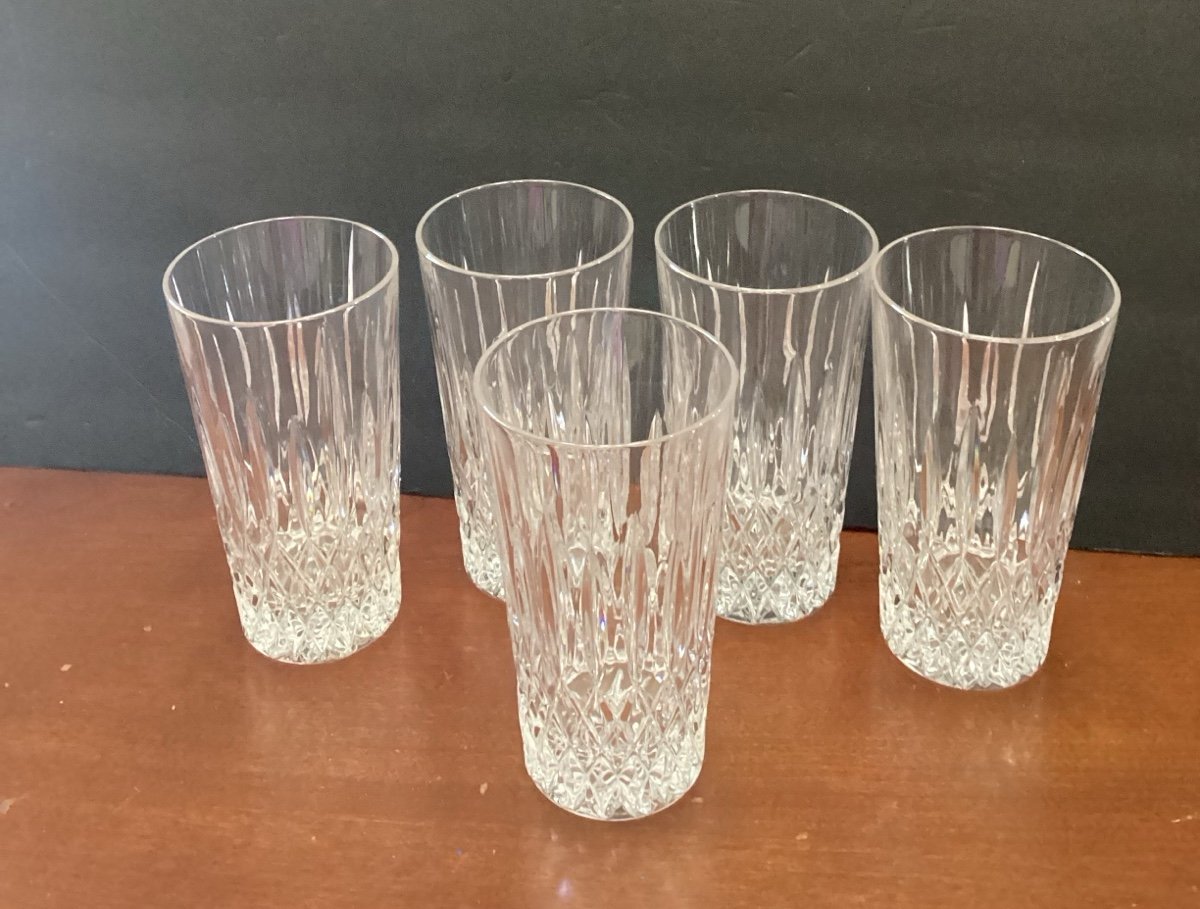 Cristal D’Arques-Durand 12oz Glasses set of 5