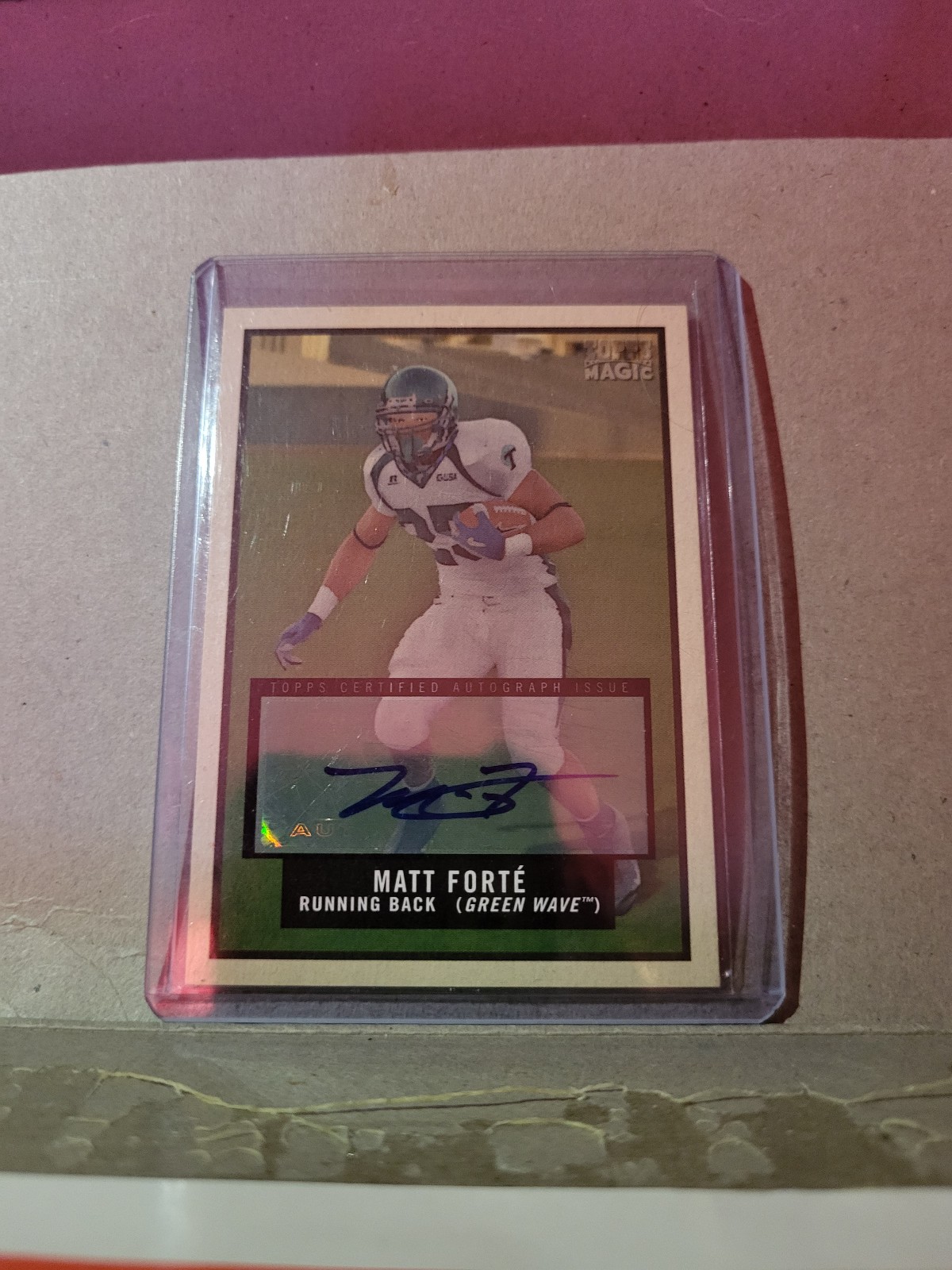Matt Forte auto card