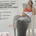 Sharper image for massager and heated footrest