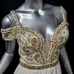 NWT~565~ANGELA & ALISON~SZ 4~IVORY GOLD BEADED COLD SHOULDER PROM DRESS GOWN