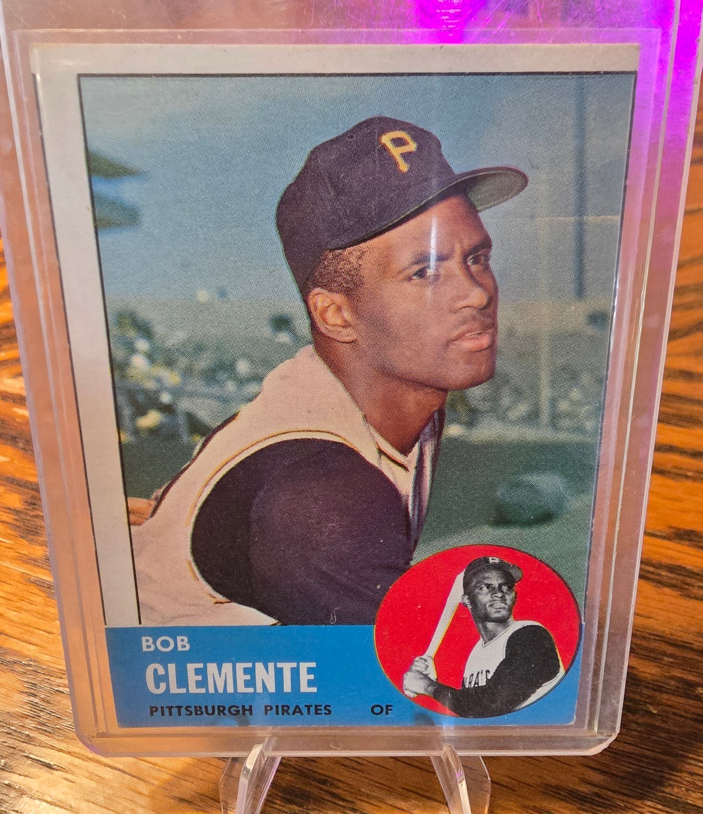 1963 Topps #540 Roberto Bob Clemente NO Creases Great Color