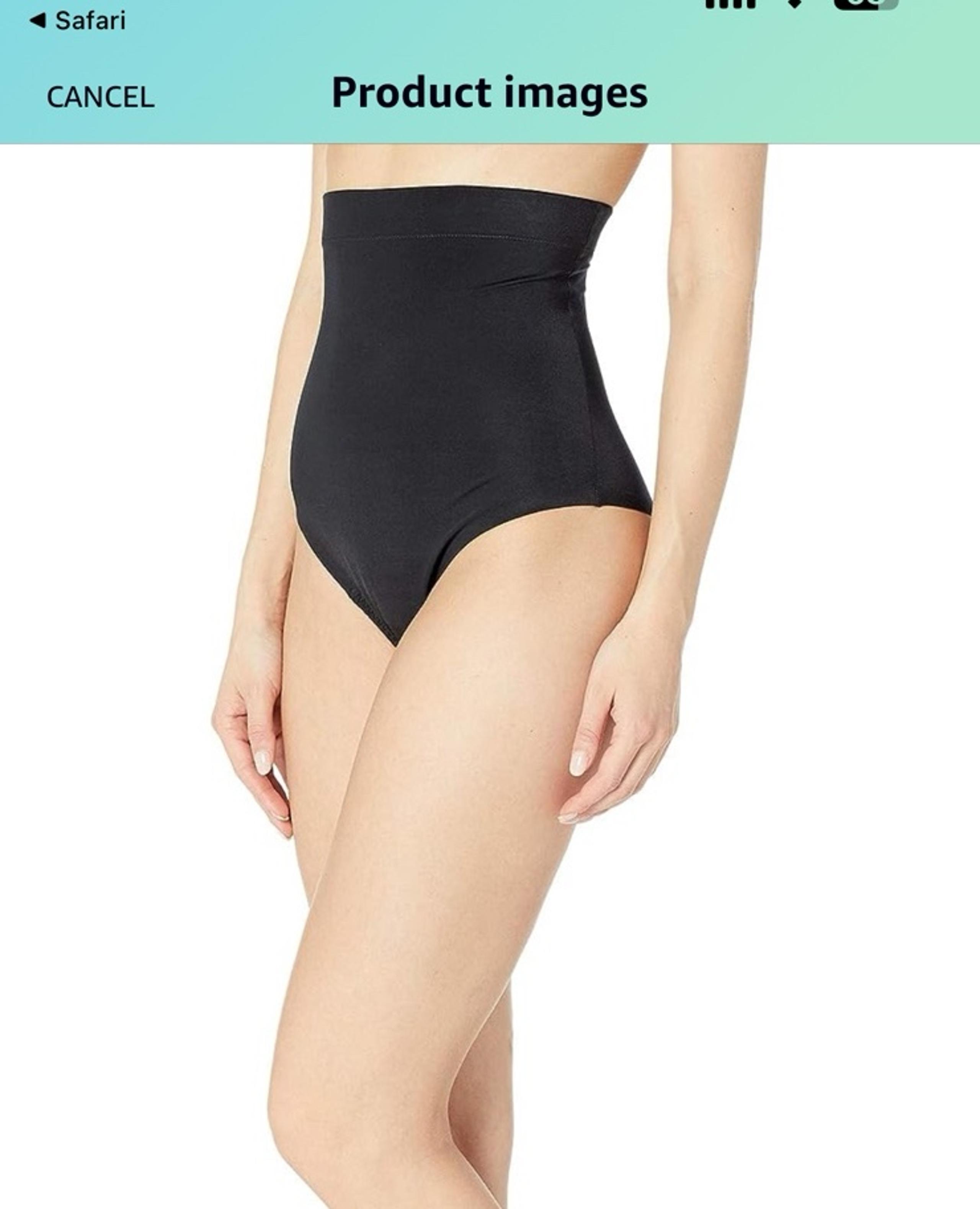 Spanx Black Suit Your Fancy Thong New Small