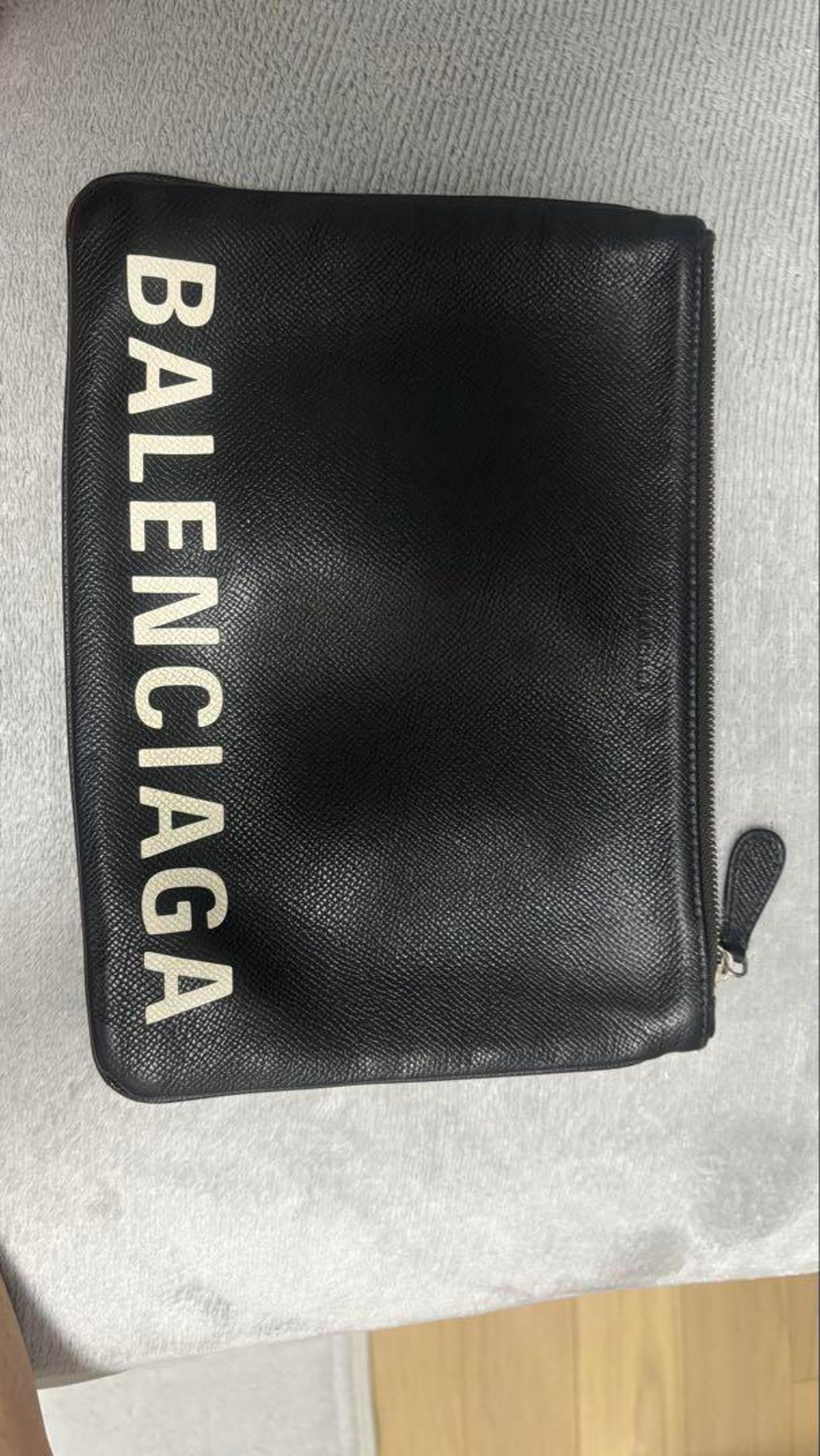 BALENCIAGA Black Clutch Bag