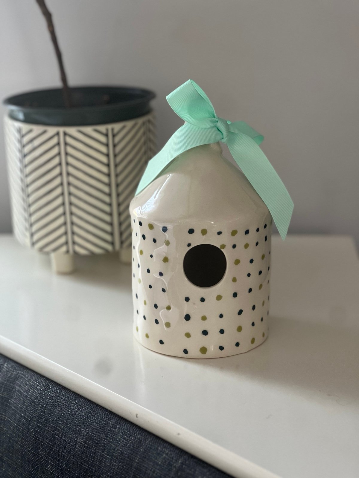Rae Dunn VHTF dottie birdhouse