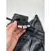 Vintage Womens 12 Black Leather Pleated High Rise Pants