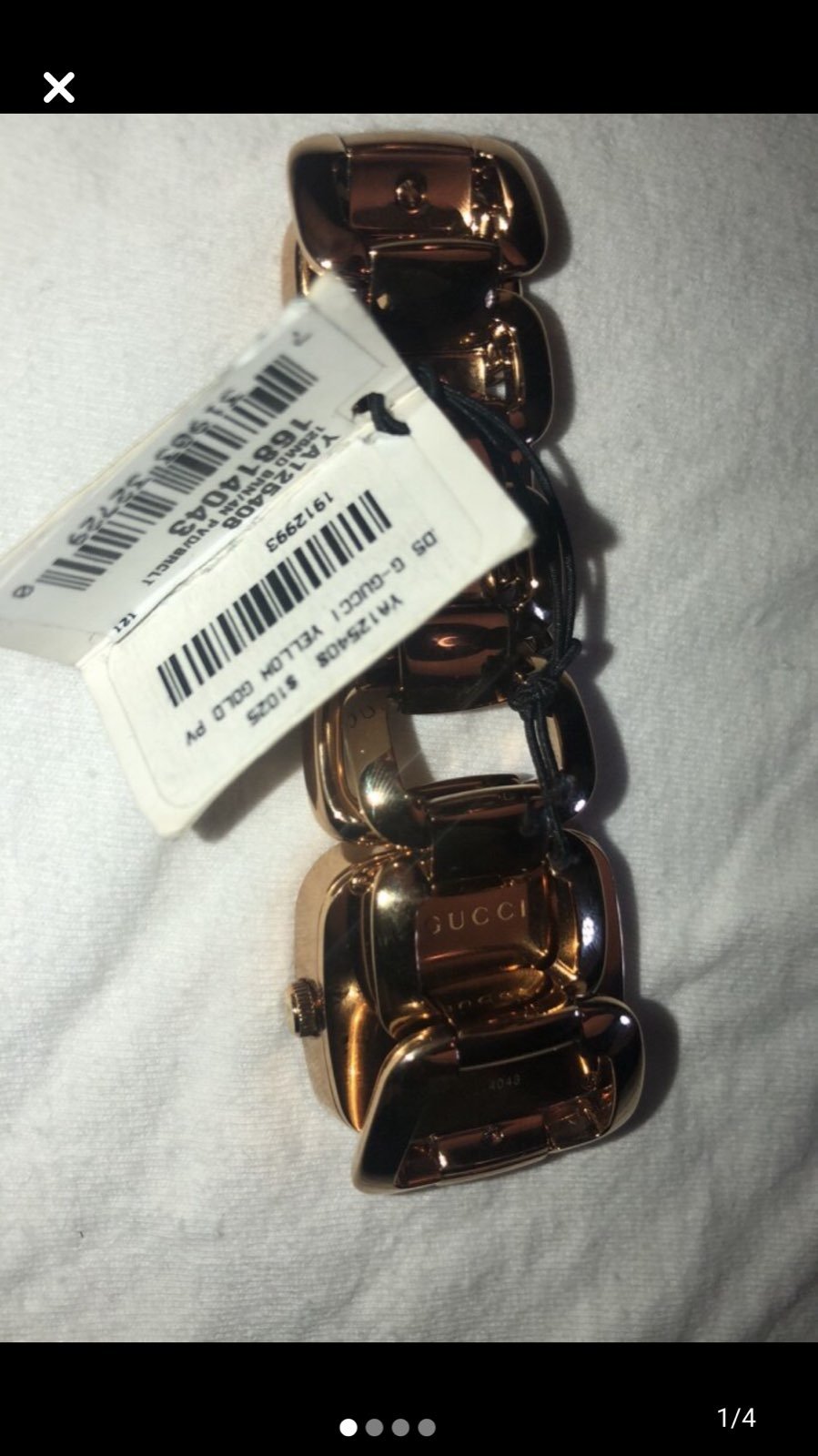 Fine Gold womens Gucci Watch.