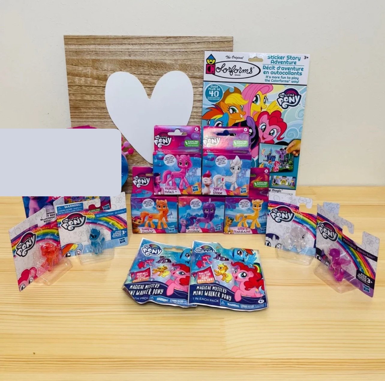NEW My Little Pony Collection w/Mini Figures and Activity Set
