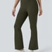 Halara Crossover Flare Leggings size XL in Forest Night color
