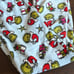 Womens Grinch Santa Hat Pajama Pants sz M plush NWT Christmas Gifts Blue