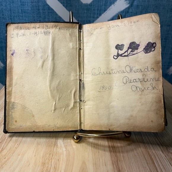 Vintage Antique Dutch Bible Bijble