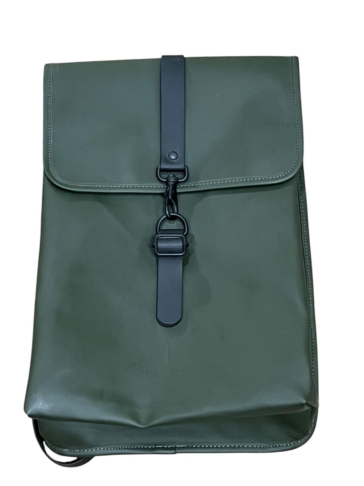 Rains Waterproof Backpack in Dark Green Unisex