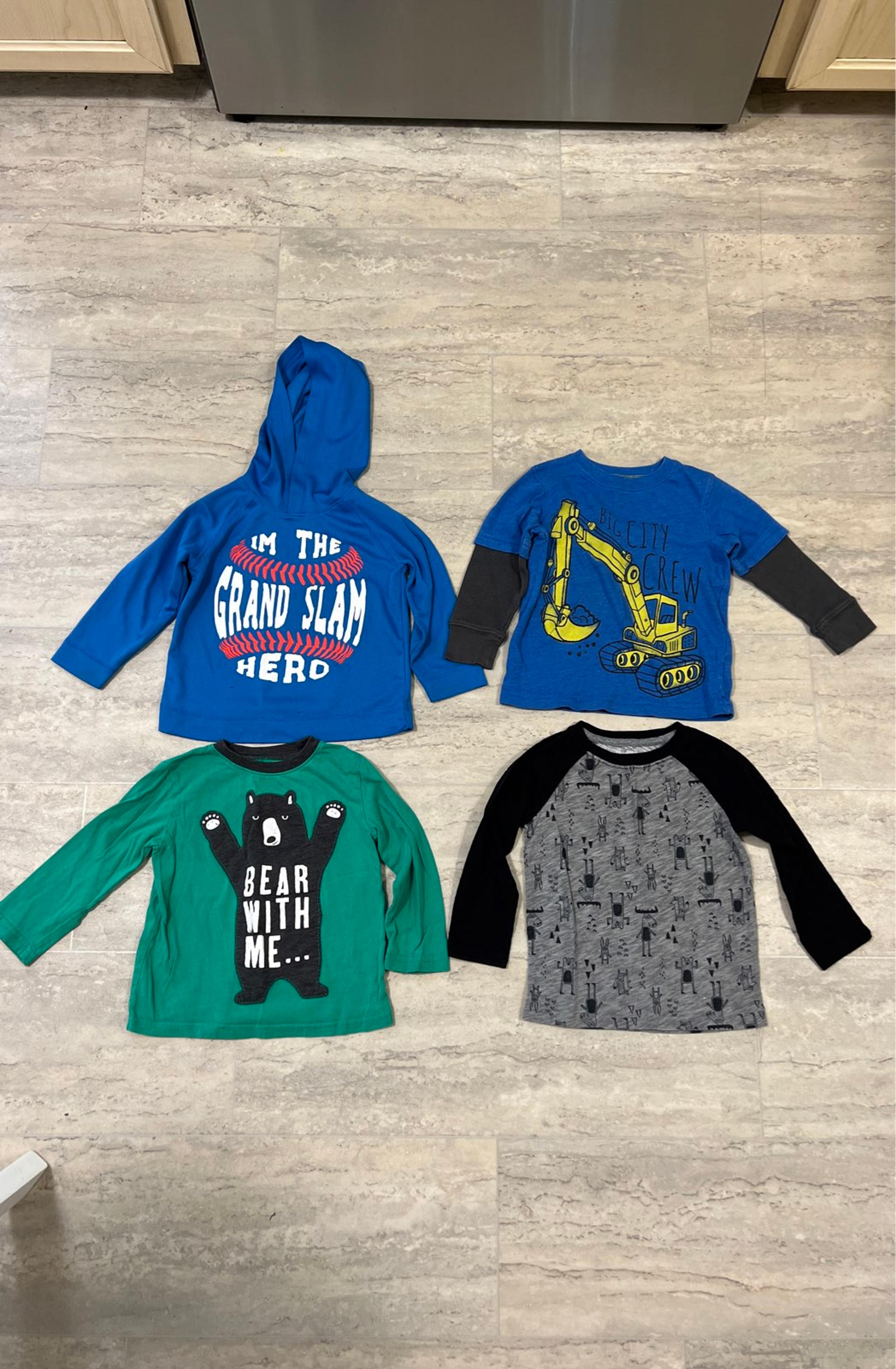Toddler boy 2t long sleeve shirt lot