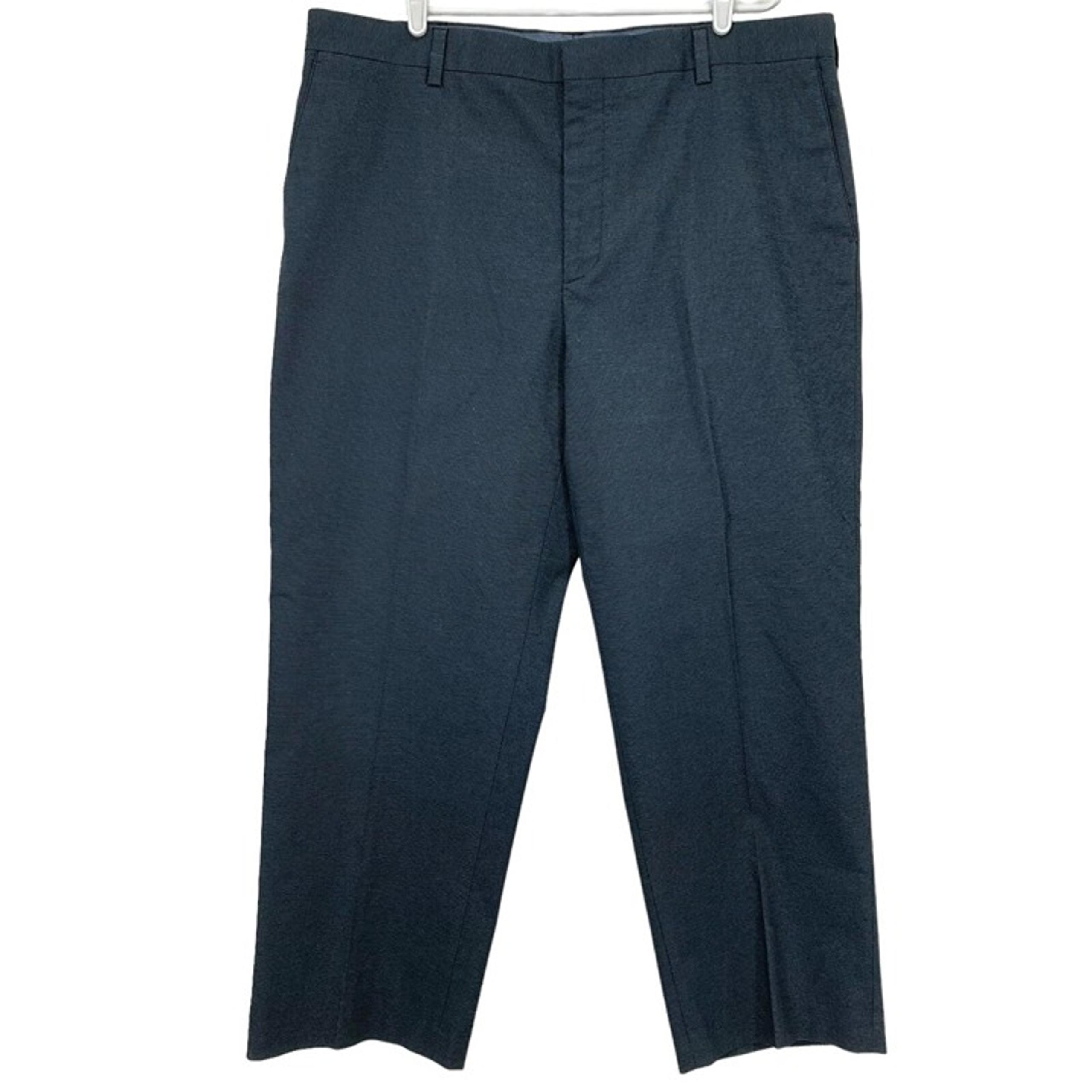 Kirkland Men's Pants Size 40x29 Classic Straight Leg Stretch Dark Grey Mid Rise
