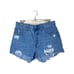 Levi’s 501 High-Rise Cut Off Fray Hem Denim Jean Button Tab Shorts Size 29”