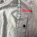 Saks Fifth Avenue Men's Size XXL/TTG Bomber Jacket Gray w/ Black Trim Zip Close