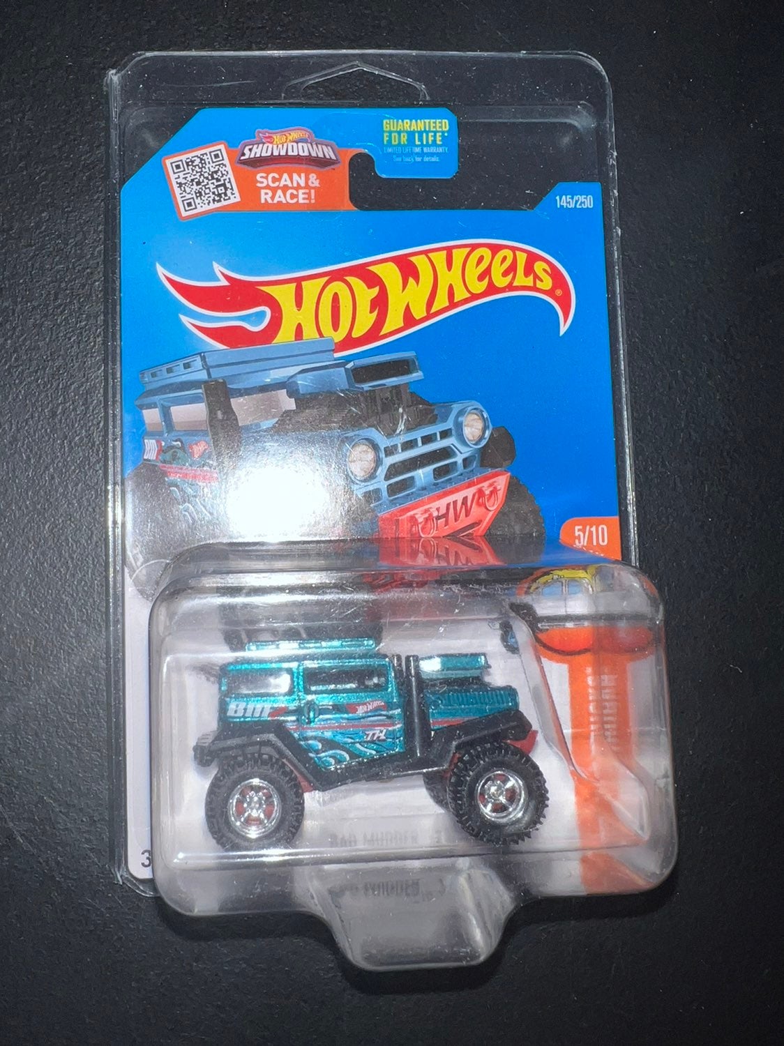 2015 hot wheels super treasure hunt BAD MUDDER 2 new in a car keeper real riders