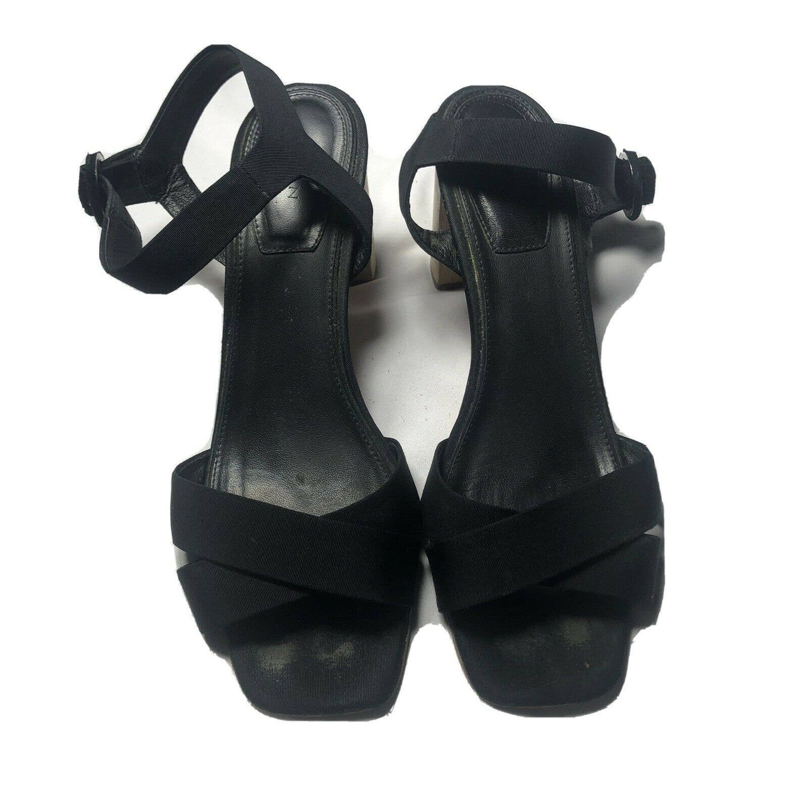 Doen Agnes Wood Block High Heels Sandals