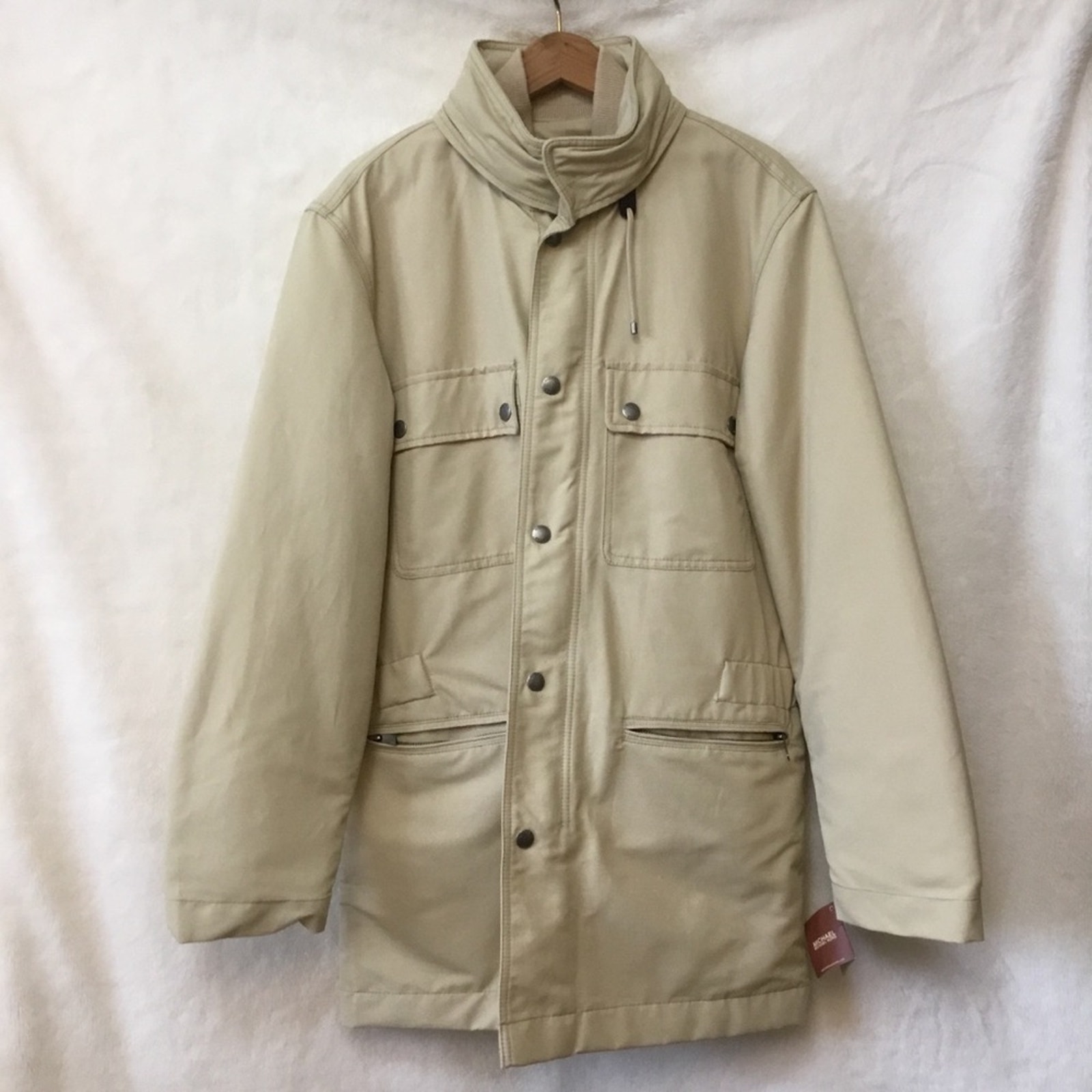 Michael Kors Beige 3-in-1 Jacket with Removable Vest