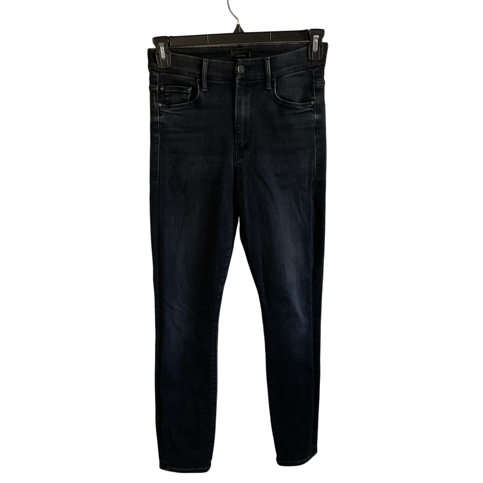 Mother High Waisted Looker Ankle Black Skinny Jeans - Size 27