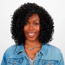 Hairdo Mid-Length Sassy Curl Styled Wig - Black a673900