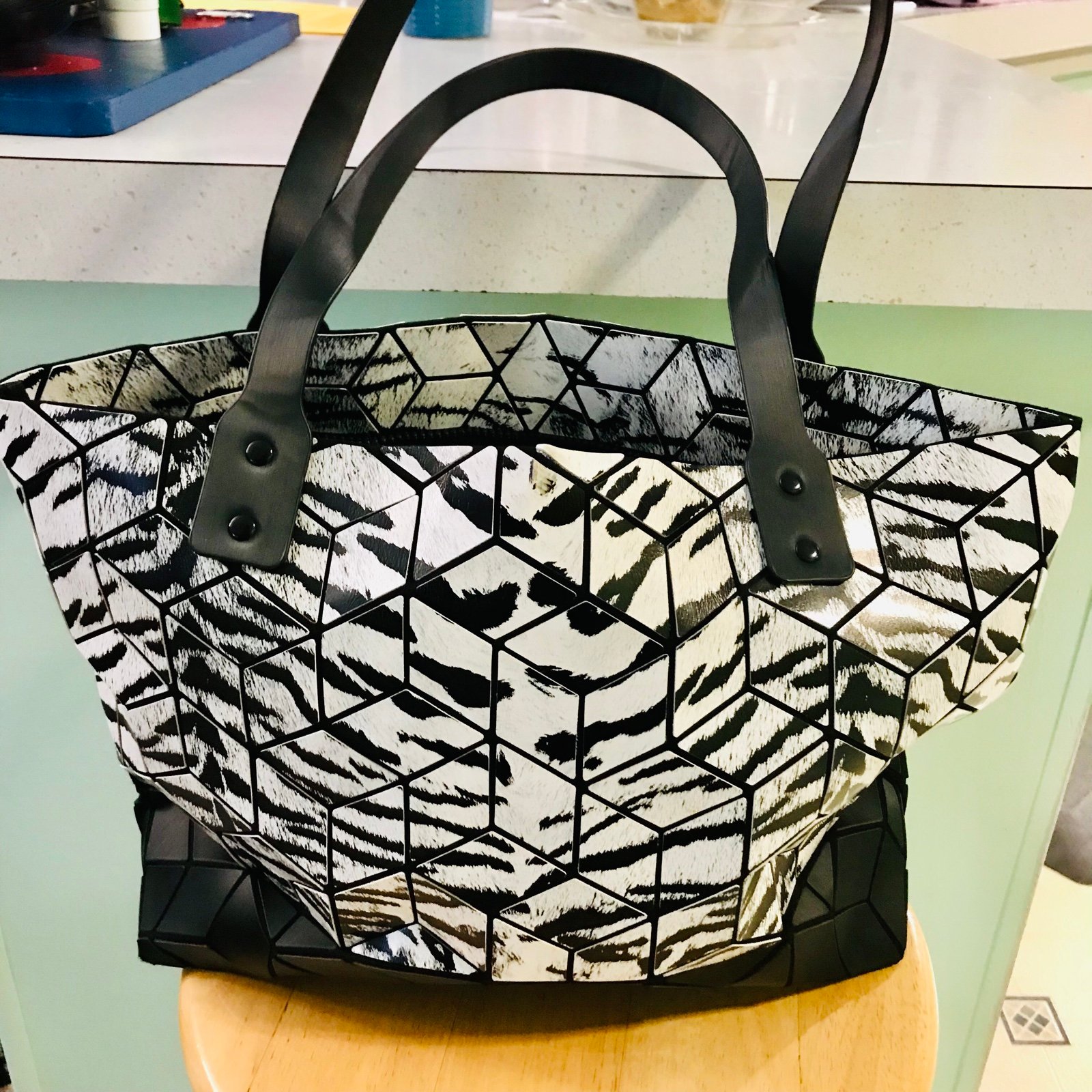 Patrizia Luca Geo Zebra Tote