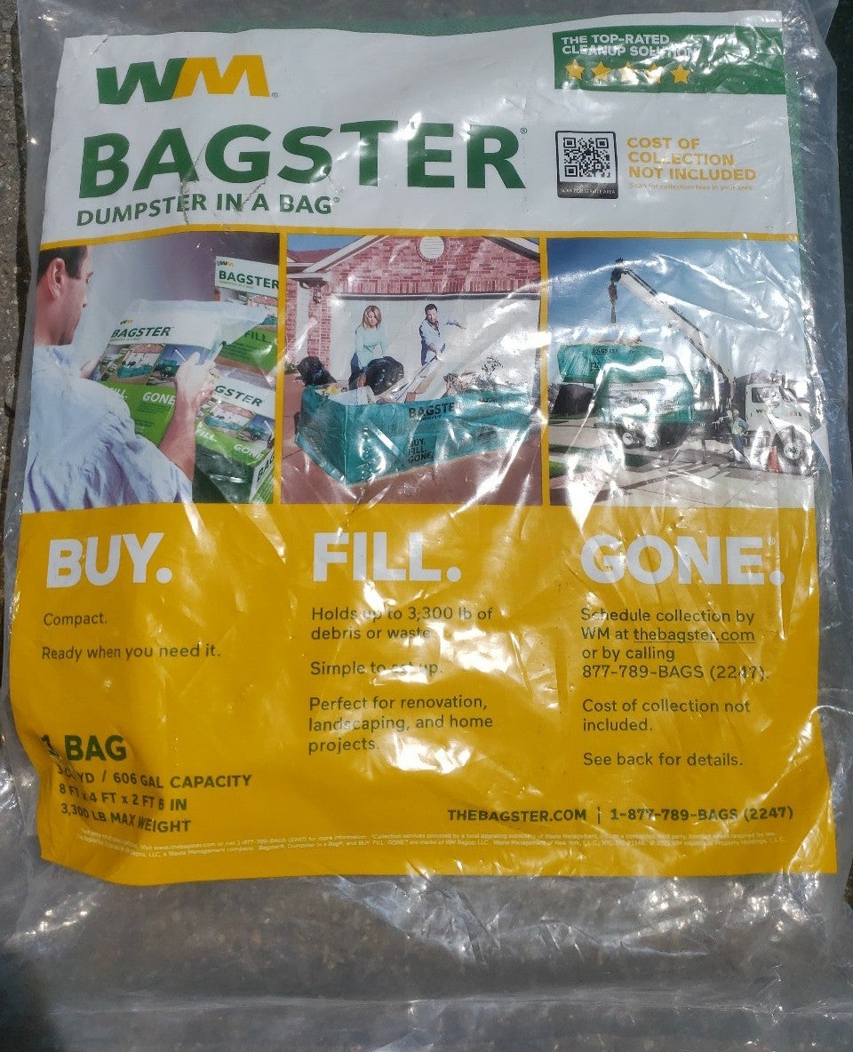 BAGSTER-dumpster in a bag