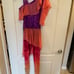 Showday designs sequin dance costume jumpsuit size small