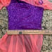 Showday designs sequin dance costume jumpsuit size small