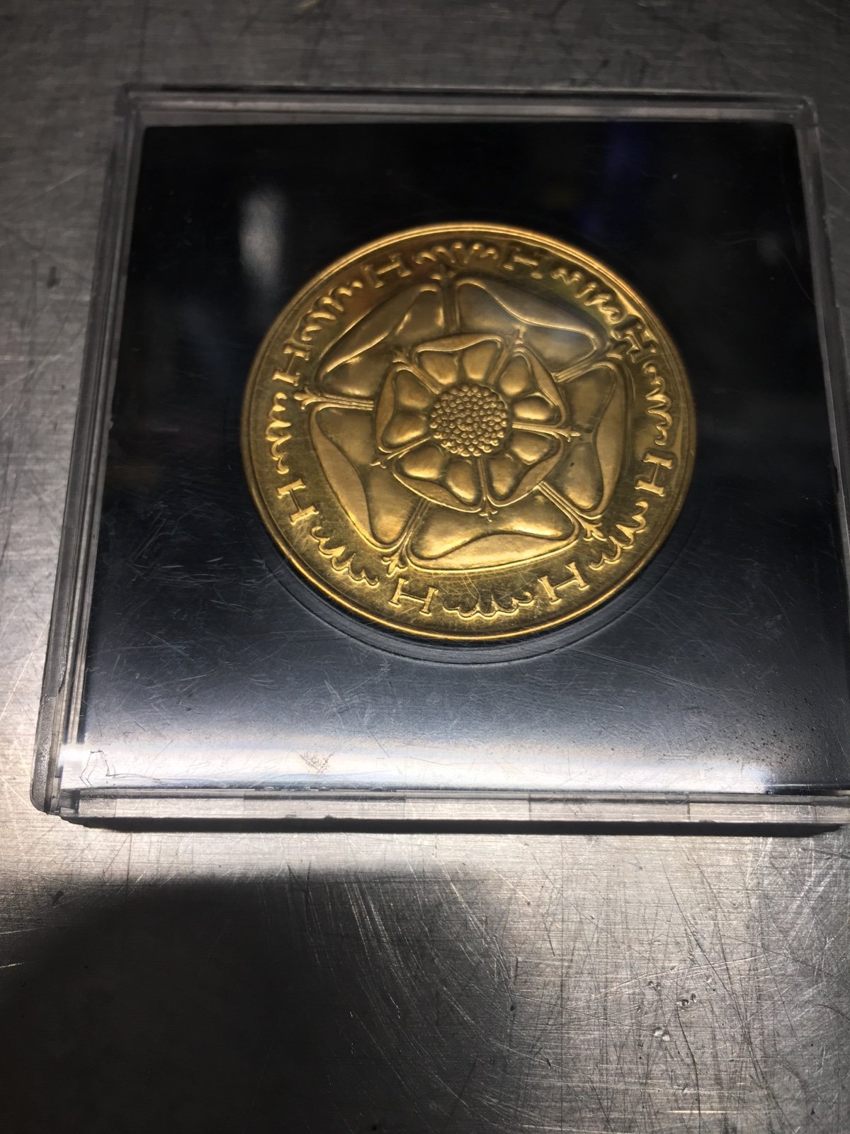 Gold plated Henry VIII coin 22 carat