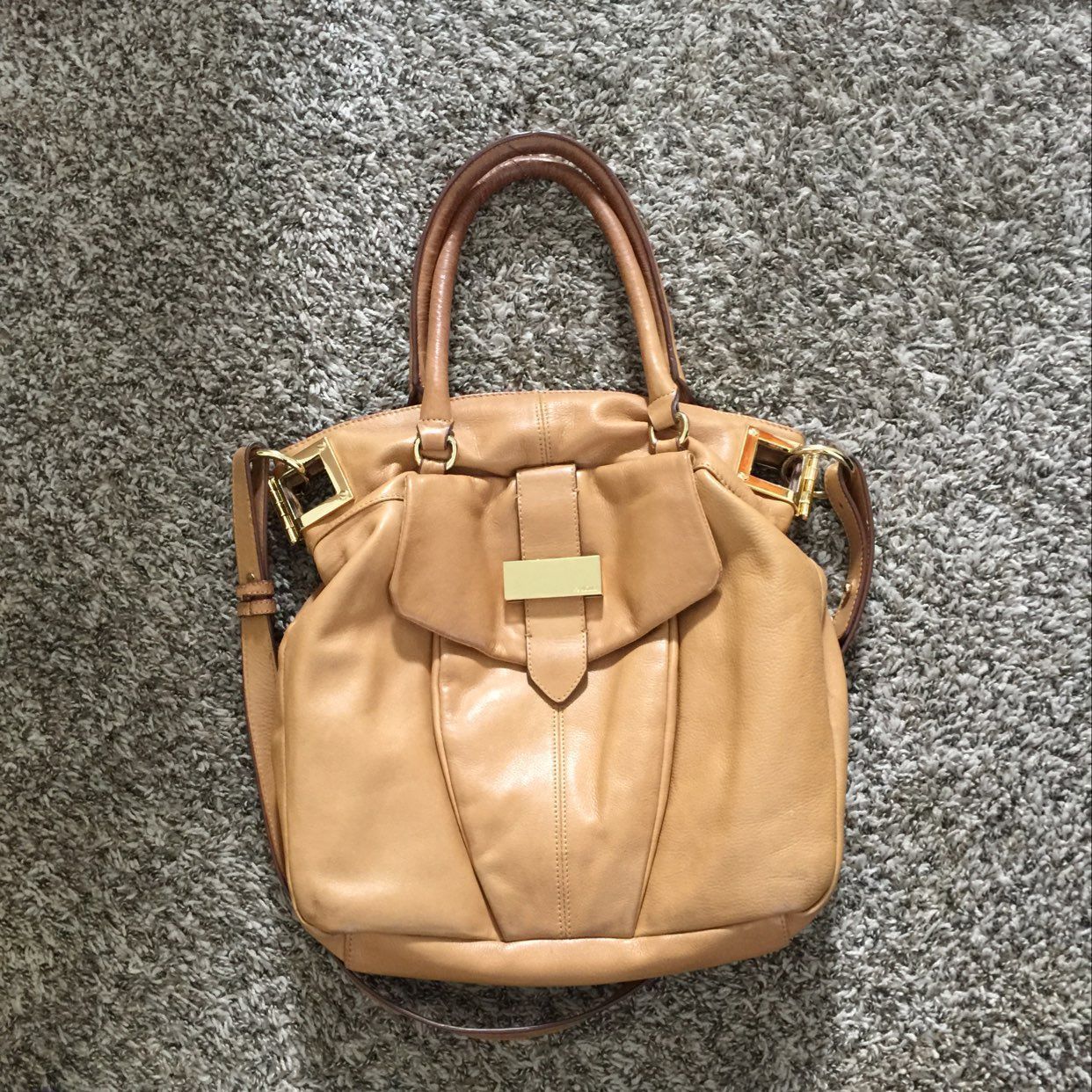 La Victoire Leather Satchel