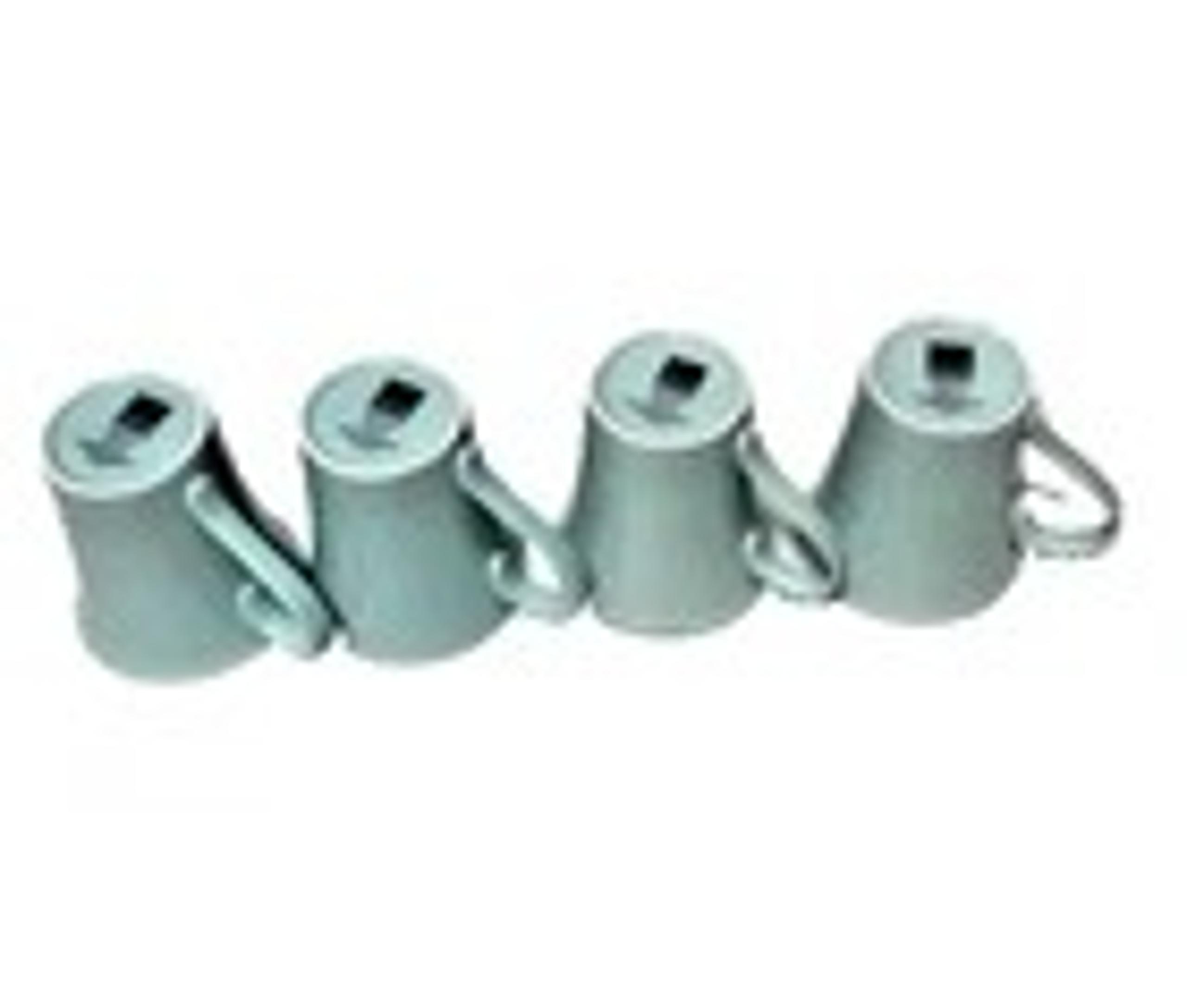 222 FIFTH Symphony Blue Fine China Porcelain 4 1/8" Coffee/Tea Mugs Set of 4