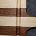 Black Walnut & Aspen Wood Cutting Board with handle and double juice groove