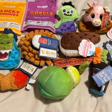 10 New Bark Box Toys S/M - 2 Bags Treats Bark Eats