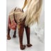 Vintage Lg 16 Leather Stuffed Camel Arabian Handmade Sewn Middle Eastern saddle