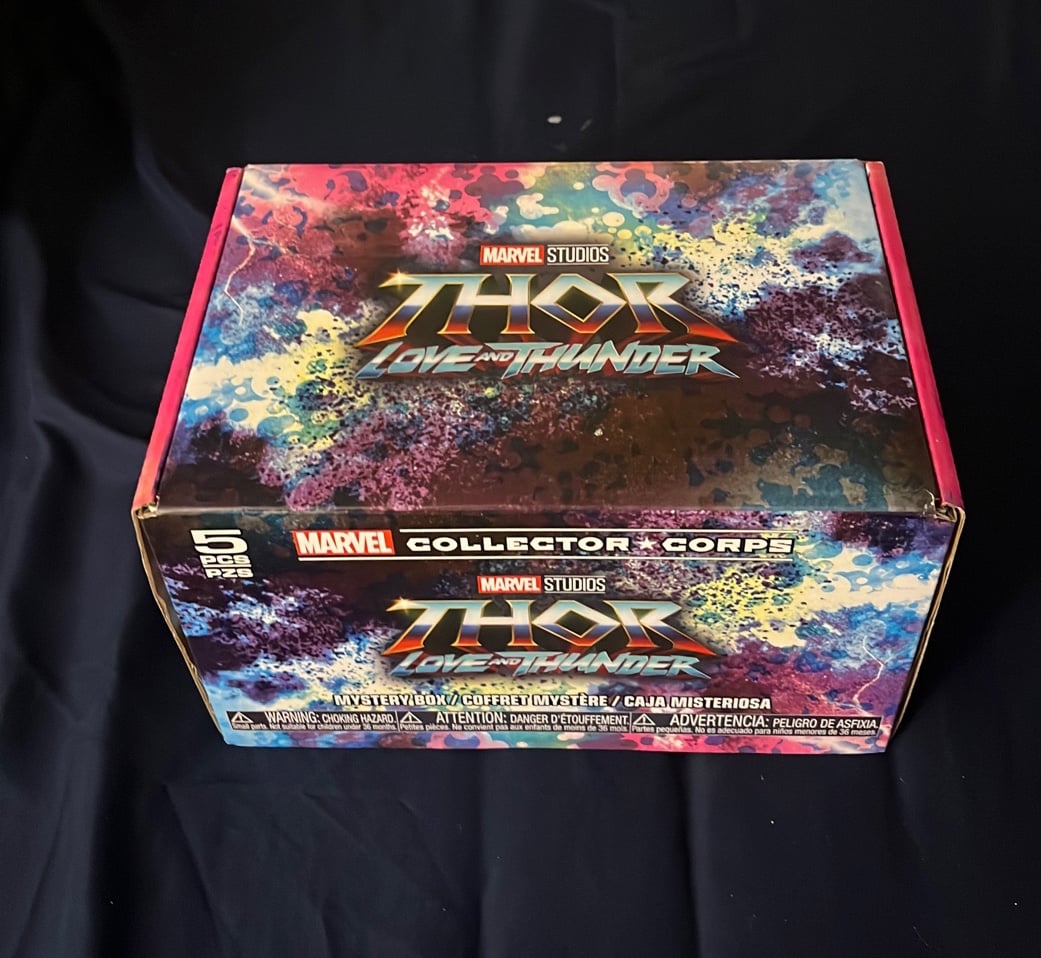 Sealed Thor Love and Thunder Collector Corps Funko Box