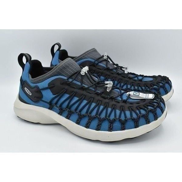 Keen Mens Size 11.5 Uneek Mykonos Blue Black Sneakers Shoes