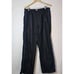NWT Vintage Nike Track Pants Nylon Windbreaker Black Blue 90s Size XL 118237
