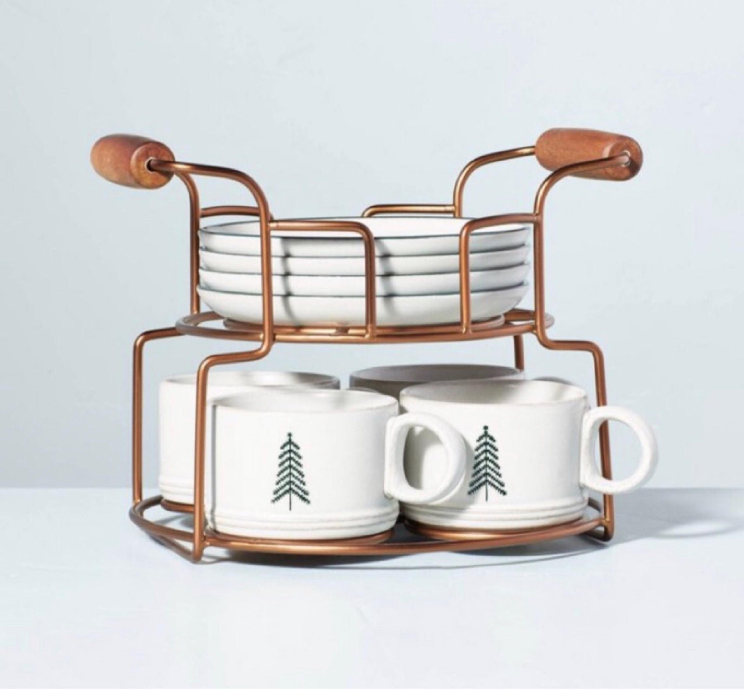 Hearth & Hand Stoneware Hot Cocoa Set