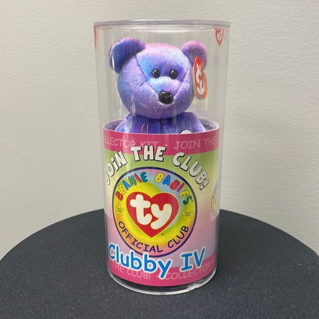 TY Beanie Baby - CLUBBY IV the Bear