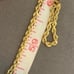 10k gold 1 long rope chain earrings